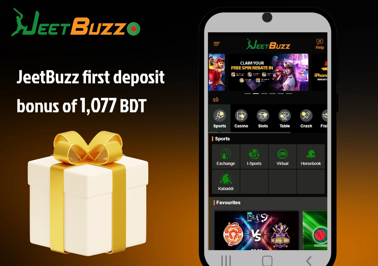 JeetBuzz offers several welcome bonus options
