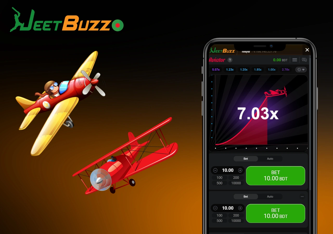 Popular crash game Aviator with instant launch